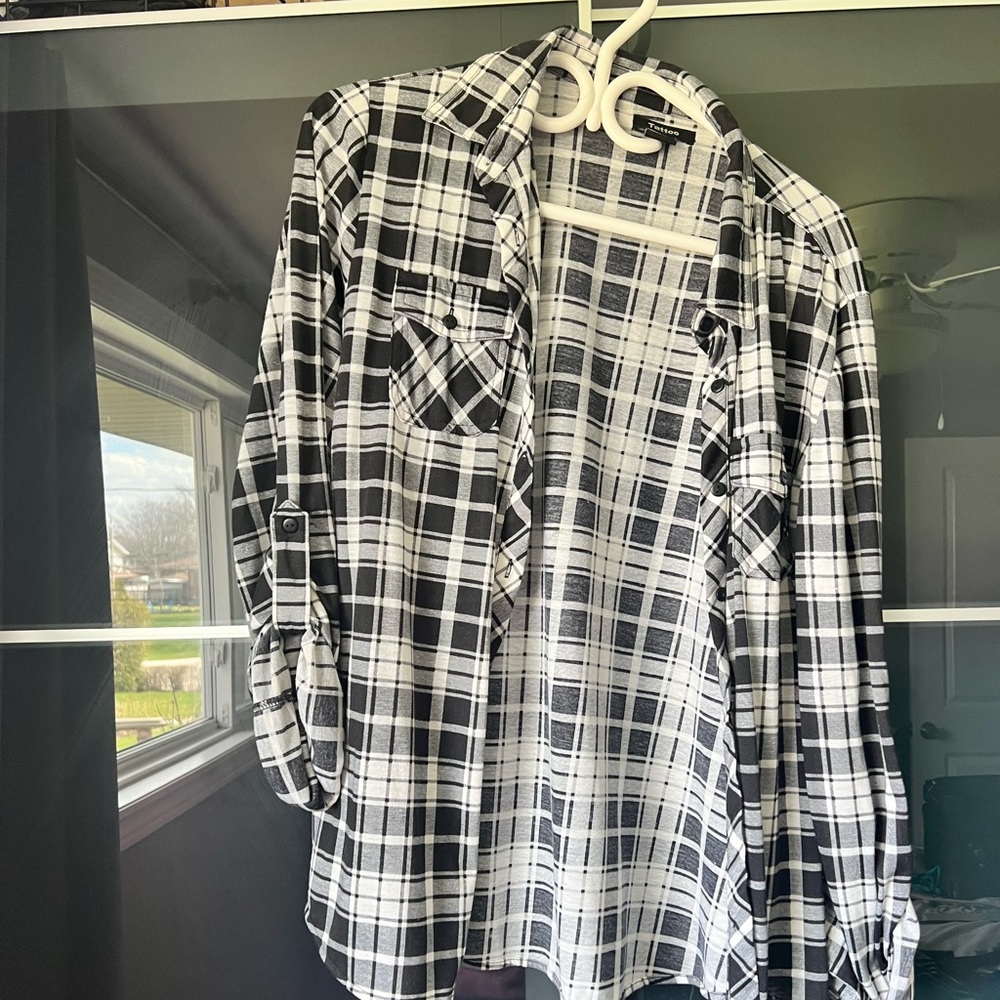 Plaid top tattoo